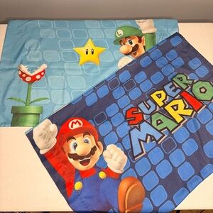 Pair of Super Mario Standard Pillowcases